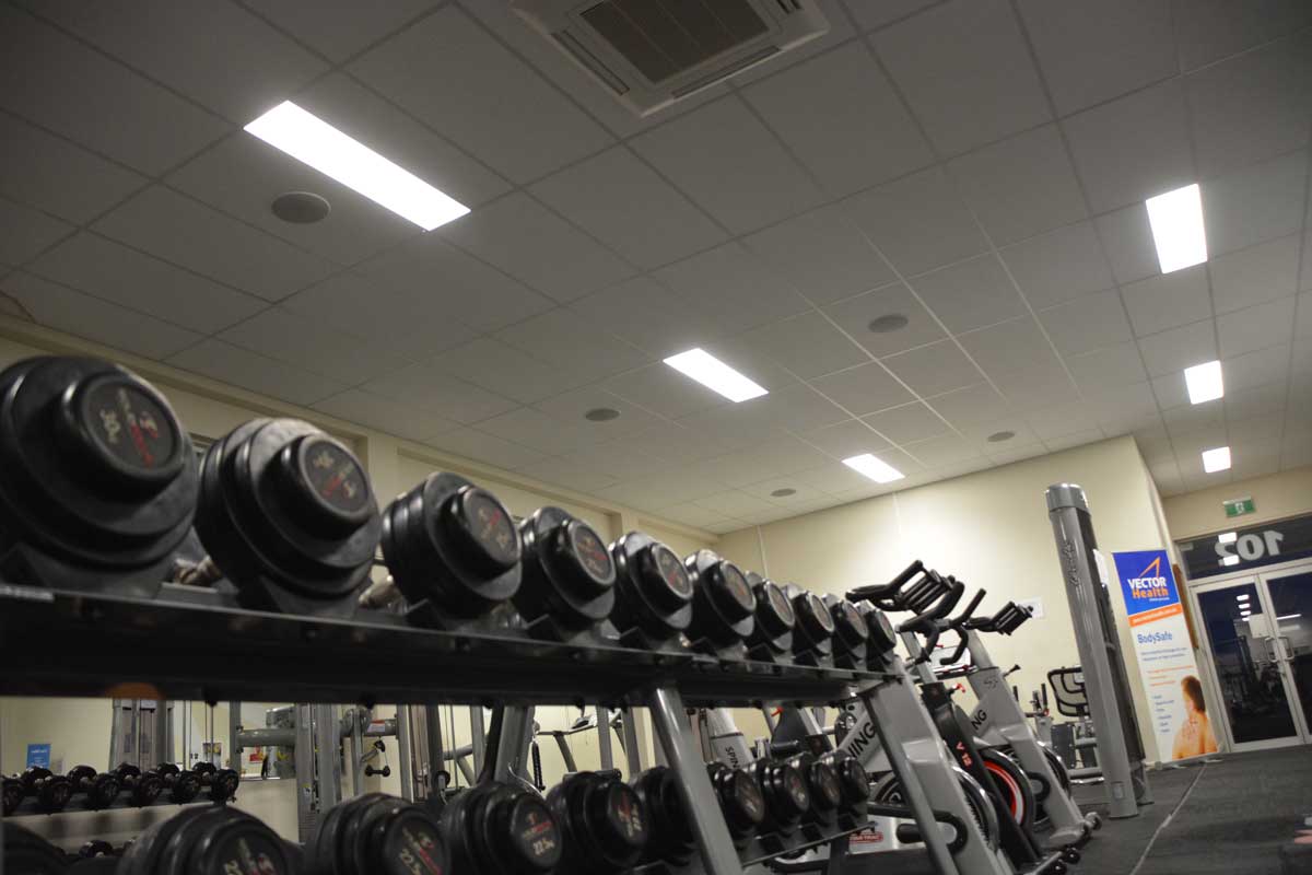 Vector Health Rockhampton – Yamaha in-ceiling commercial audio system. 